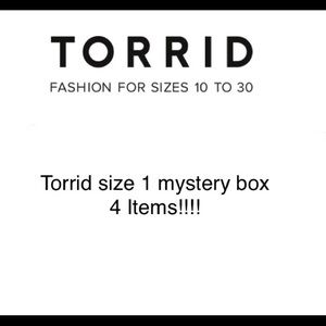All Torrid Size 1 mystery box! 4 items!!